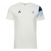 Officielle T-shirt Racing 92 Fanwear Le Coq Sportif Homme Blanc